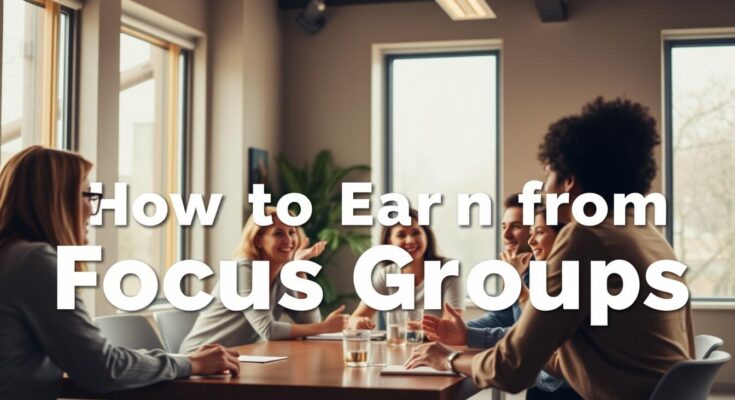 earn from focus groups