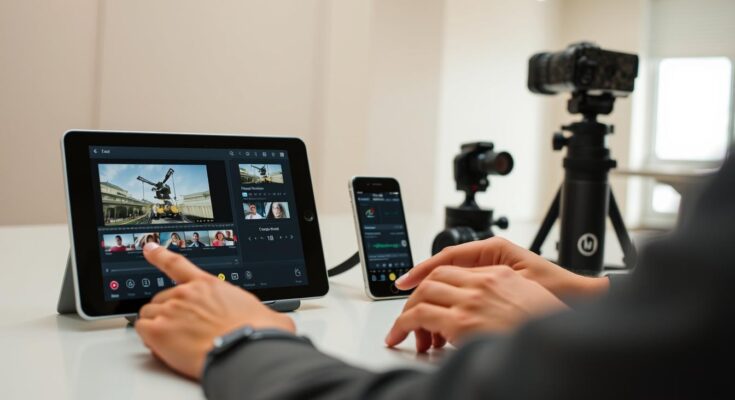 mobile video editing freelance
