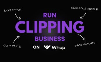 clipping business on whop